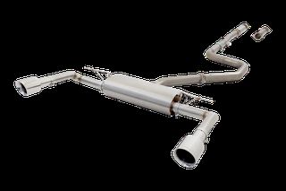 3" Cat-Back System with Varex Muffler, 304 Stainless Steel