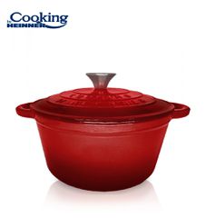 Heinner HR-KN-C29 Βαθιά Κατσαρόλα από Μαντέμι 2.9lt / 22cm 22X9.5CM , RED LINE