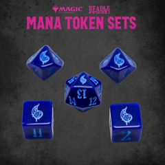 Magic the Gathering Dice and Token Pack Blue Mana-thumb-2
