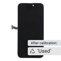 For iPhone/iPad (AP14P0001B4-FLEX) OLED (soft) Touchscreen (Pulled) with original Front Flex Cable ('Used' on >iOS18), For iPhone 14 Pro