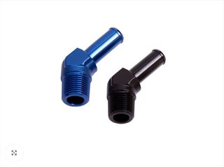 45° NPT to BARB Adapter 1/8” to 1/4”