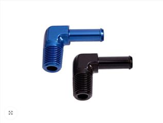 90° NPT to BARB Adapter 1/8” to 1/4”