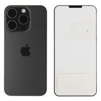 Apple (661-35700) Back Glass (Original) - Black Titanium, Apple iPhone 15 Pro