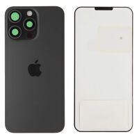 Apple (661-36907) Back Glass (Original) - Black Titanium, Apple iPhone 15 Pro Max
