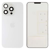 Apple (661-42723) Back Glass (Original) - White, Apple iPhone 16 Pro