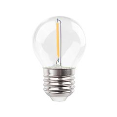 Λάμπα led σφαιρική G45 filament 1W E27 θερμό χρώμα φωτός 3000k 220-240V