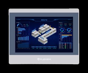 Οθόνη αφής HMI 10" 16:9 TFT LCD με ανάλυση 1024X600 24bit color τύπου FE7100WE