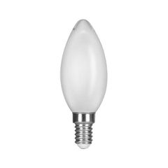 Λάμπα Led κερί Ε14 Crossed Filament 4.2W E14 ψυχρό χρώμα φωτός 6500k 480lm 220-240v Milky