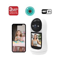 Κάμερα Mini WIFI PAN TILT IP ART-XMD30 με δυνατότητα video-κλήσης με ανάλυση εικόνας 3MP κάλυψη IR 5m
