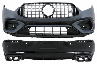 Body Kit Για Mercedes-Benz GLC Coupe C254 Sport Line (2022+) GLC63Amg Look Night Package Με Προφυλακτήρες, Μάσκα, Μπούκες
