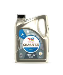 10W-40 QUARTZ 7000 TOTAL 5L   Υπερενισχυμένο συνθετικής βάσης λιπαντικό, κατάλληλο για κινητήρες πετελαίου και βενζίνης.

ACEA A3   B4
API SN   CF