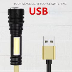 Μίνι φακός Επαναφορτιζόμενος μέσω USB-thumb-8