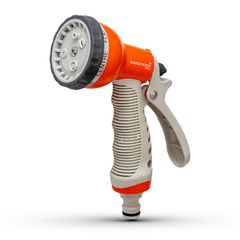 NAKAYAMA PRO GH9216 Σετ Ποτίσματος 4τεμ,Πιστόλι Νερού 7 Ρυθμίσεων,με Ταχυσύνδεσμο με Στοπ & Ρακόρ (062707)