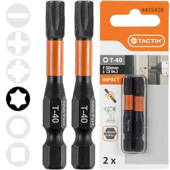 455428 ΜΥΤΗ TORX T40x50mm 02τμχ IMPACT TORSION TACTIX