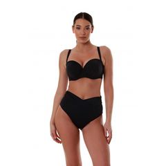 Bluepoint Γυναικείο Μαγιό Σλιπ Ψηλόμεσο Μονόχρωμο Με Μπάσκα Solids