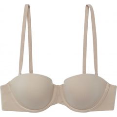 Calvin Klein Γυναικείο Σουτιέν Στράπλες Με Μπανέλα & Ελαφριά Επένδυση