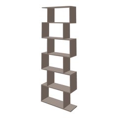 Βιβλιοθήκη Sezen pakoworld σε μόκα απόχρωση 70x24x191.5εκ