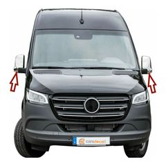 Mercedes Sprinter W907 W910 2018+ Νίκελ Καπάκια Καθρεφτών