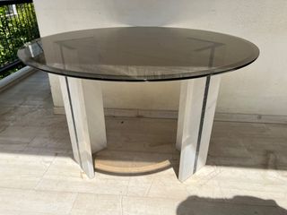 Μαρμάρινο τραπέζι κήπου και πάσο (σετ)