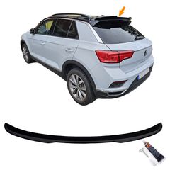 Μαρκέ άριστης ποιότητας αεροτομή οροφής gloss black μαύρο γυαλιστερό abs πλαστικό VW T-Roc 2017+