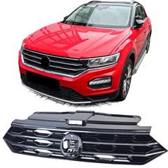 T- roc 2017+ Μαρκέ άριστης ποιότητας μαύρη γυλιαστερή με λεπτομέρεις χρωμίου γρίλια