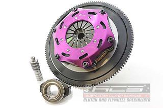 Xtreme Performance - 184mm Rigid Ceramic Twin Plate Clutch Kit Incl Flywheel 1220Nm