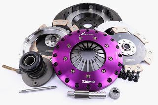 Xtreme Performance - 230mm Rigid Ceramic Twin Plate Clutch Kit Incl Flywheel & CSC 1800Nm