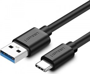 Charging Cable USB 3.0 UGREEN US184 TYPE-C Black Nickel 1m 20882