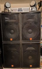 4 ηχεία 400 watt 15 inch + amplifier Alto mac 2.4