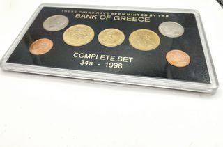 Κασετίνα Ελληνικών Νομισμάτων 34a – 1998 A956 ΤΙΜΗ 15 ΕΥΡΩ
