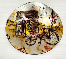 Vintage διακοσμητική πιατέλα Paris 30 cm Α9016 TΙΜΗ 25 ΕΥΡΩ