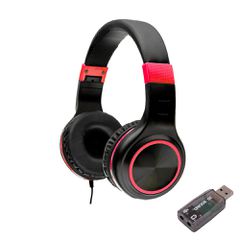 Spacer SPHS-PEARL-RD-USB Ενσύρματα On Ear Ακουστικά Red
