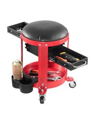 VEVOR Rolling Mechanic Stool Garage Seat 300 lbs Φόρτωση με ρόδες & χώρο αποθήκευσης