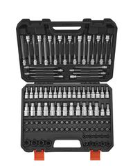 Bit Socket Set 107-Piece SAE και Metric Hex/Torx/E-Torx/Tamper-Proof/Extra Long