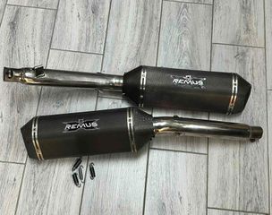 ΣΕΤ ΔΙΠΛΑ ΤΕΛΙΚΑ ΕΞΑΤΜΙΣΕΩΝ REMUS HEXAGON YAMAHA TDM 900 FULL CARBON