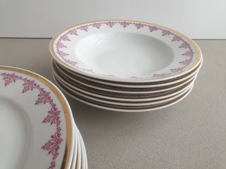 Σετ 18 Συλλεκτικά Πιάτα Πορσελάνης Thun Czechoslovakia VERA – Vintage σε Άριστη Κατάσταση