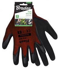 RWFGRD9 ΓΑΝΤΙΑ ΕΡΓΑΣΙΑΣ FLASH GRIP ΛΑΤΕΞ Νο09/L ΚΟΚΚΙΝΟ BRADAS
