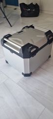 Σετ βάσης και βαλίτσας topcase SW-Motech TRAX ADV BMW F 850 GS ασημί