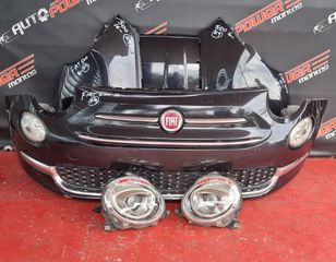 FIAT 500 2016-2022 1300cc DIESEL  η 1200cc ΒΕΝΖΙΝΗ ( φανάρια με φακο H7/PY24W  ) ΜΟΥΡΗ ΚΟΜΠΛΕ Α2*-SET ΑΕΡΟΣΑΚΟΙ Α2*