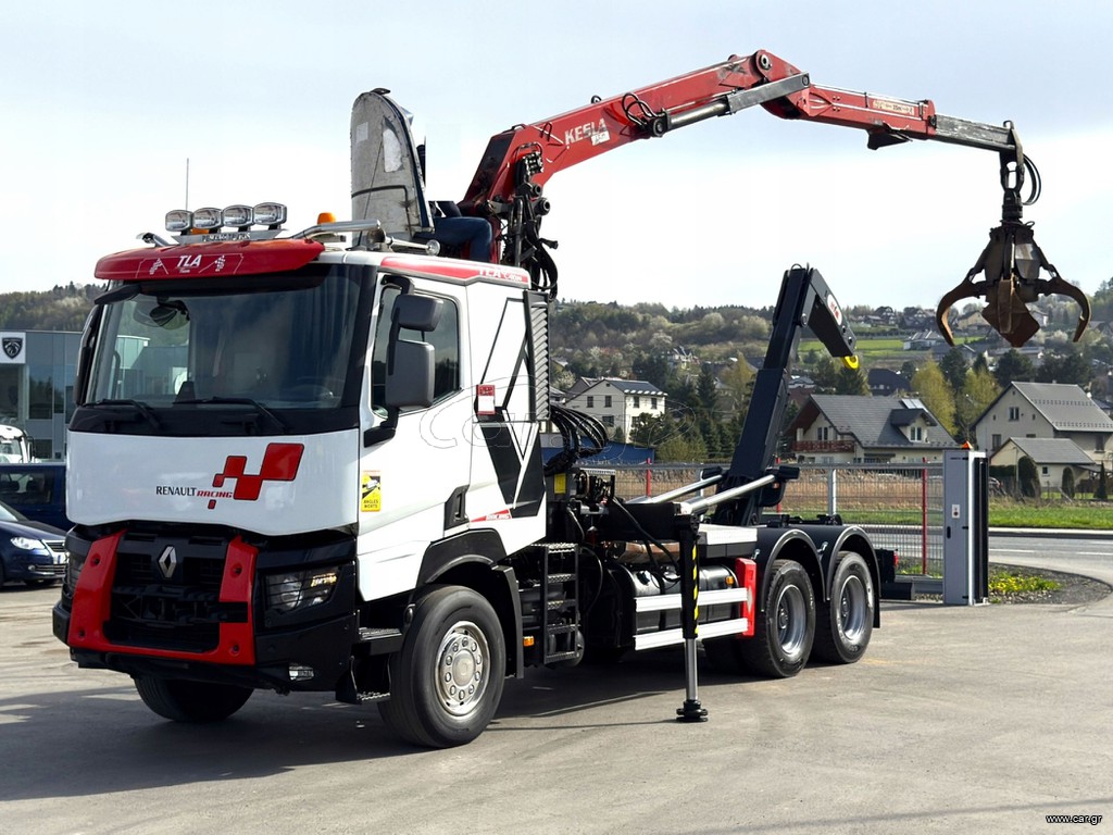 Ανατροπή Renault 2015 C520 * ROLL-OFF TIPPER 4,80 m * KESLA * 6x4!
