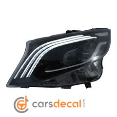 Mercedes Vito W447 Full Led Φανάρια Μαύρα  2016 - 2020-thumb-4