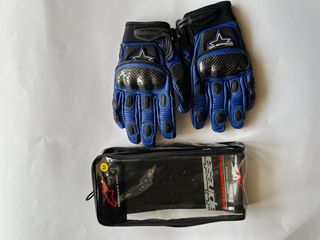 Γάντια μηχανής Alpine Stars Carbon Μέγεθος Medium.