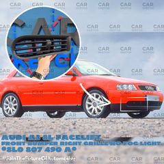 Audi A3 8L Facelift Δεξιά Γρίλια Μπροστινού Προφυλακτήρα Χωρίς Τρύπα για Προβολάκι Ομίχλης * 8L0 807 490 A *