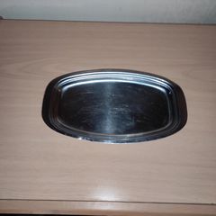 Πιατέλα δίσκος φαγητού ορεκτικού Inox 23 x 13