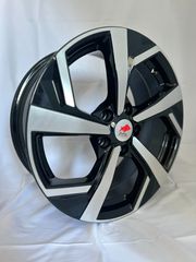 7.0x17 5x114.3 41/73.1 Black gloss Diamond cut 169 / Perfect for Nissan
