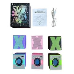 Mini επαναφορτιζόμενο φορητό ασύρματο ηχείο Bluetooth ZY-2425 Ροζ, Πράσινο, Μπλε