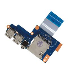 Πλακέτα USB - Audio Board Sound Card Reader Board για Laptop HP 14-bp045tx - Product Number : 2GV34PA 927925-001 με καλωδιοταινία ( Κωδ.1-BRD218 )
