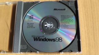 Αυθεντικό CD Windows 98 (συλλεκτικό)