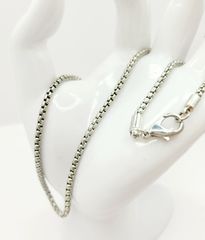 Vintage 80’ αλυσίδα λαιμού BOX CHAIN ΑΣΗΜΙ 925 45εκ Α9046 ΤΙΜΗ 85 ΕΥΡΩ