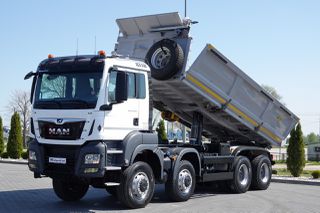 Ανατροπή MAN 2020 TGS 41.510 / 8x6 / Ανατρεπόμενο / 3 Πλευρικά / BORDMATIC / HYDROBRA / MEILLER KIPPER / Ελα-thumb-1
